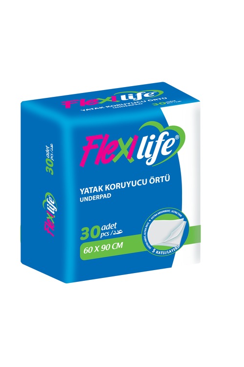 Flexilife Hasta Altı Bezi Serme Yatak Koruyucu 60x90 Cm 30