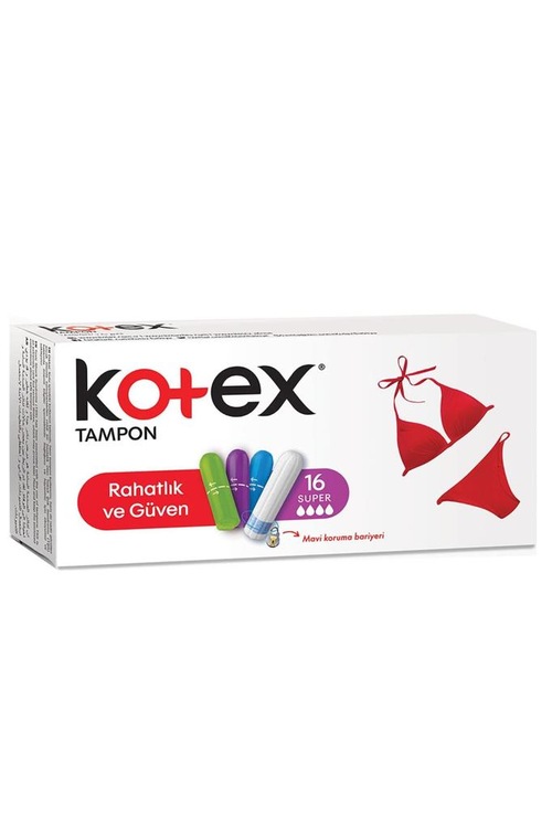 Kotex Tampon Süper 16'lı