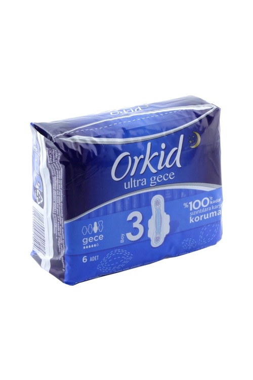 Orkid Hijyenik Ped Utra Extra Tekli Gece