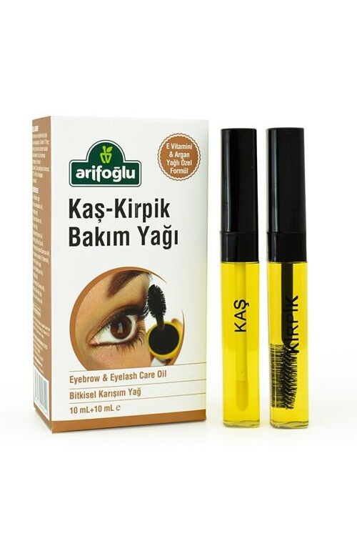 Arifoğlu Kaş Kirpik Bakım Yağı 10+10ml (Doğal E Vitaminli Organik