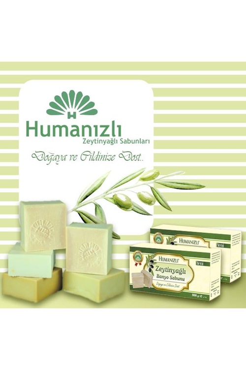 Humanızlı Zeytinyağlı Banyo Sabunu 800gr Olive Oil nizip sabunu