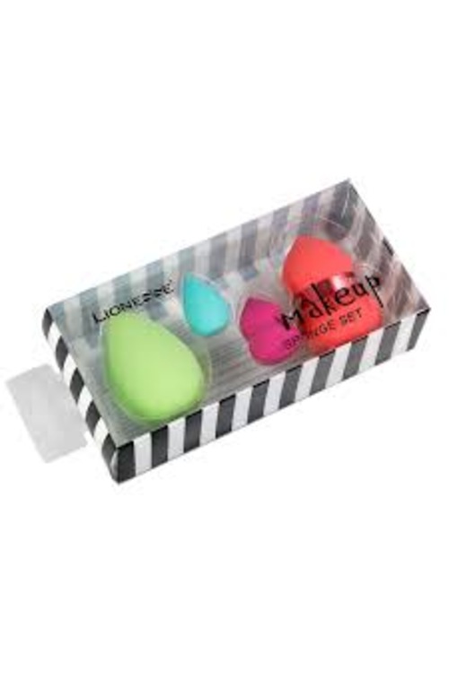 Lionesse Makeup Sponege Set 4'lü Fondöten Süngeri