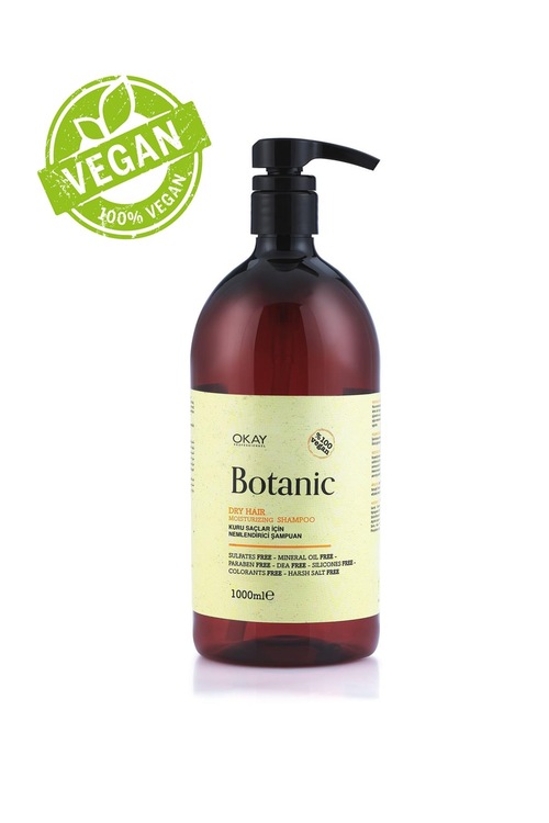 Botanic Kuru Saçlar Nemlendirici Vegan Şampuan 1000 ml.