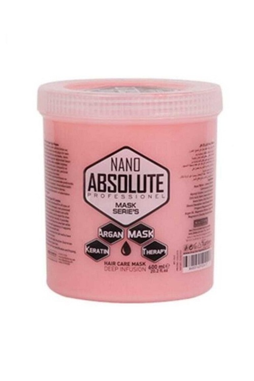 Nano Absolute Pembe Saç Bakım Maskesi 500 ml keratin ve argan yağ