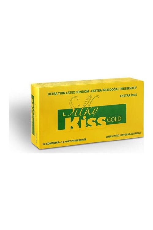 Silky Kiss Gold Ekstra İnce Prezervatif 12 Adet