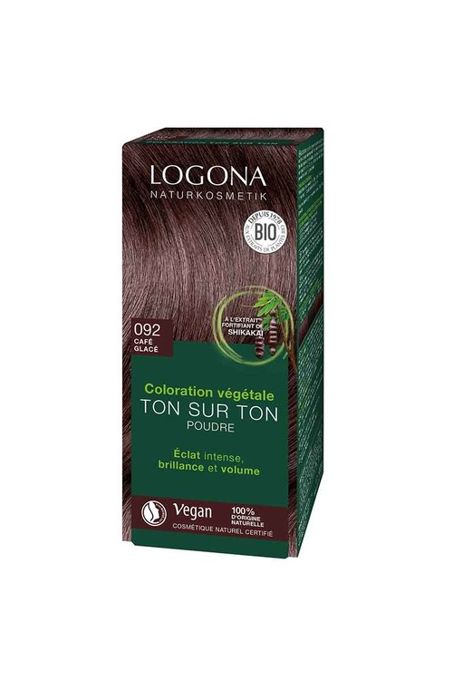Logona Organik Bitkisel Toz Saç Boyası (092 Kızıl Kahve)