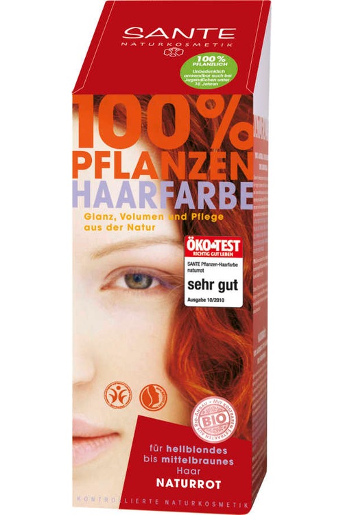 Sante / Organik Bitkisel Saç Boyası – Doğal Kızıl 100 gr. Fiyatları ve