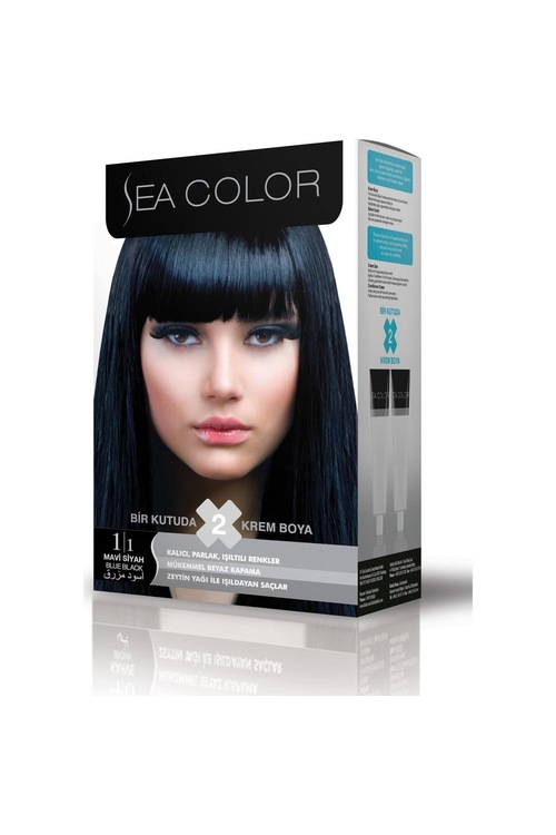 Sea Color Saç Boyası 1/1 Mavi Siyah