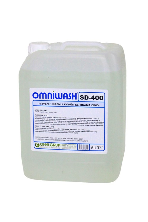 Omniwash SD-400 5 Litre Hijyenik Köpük Sıvı El Sabunu
