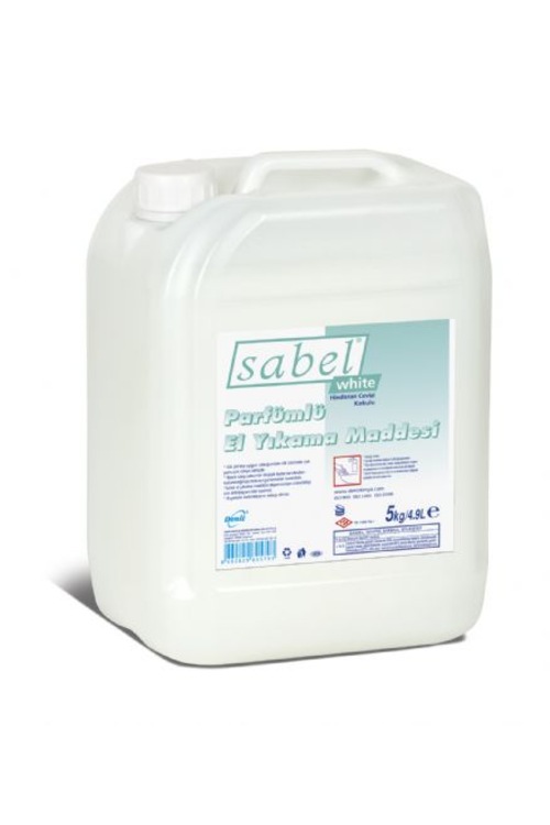 Sabel White Sedefli Hindistan Cevizi Sıvı EL Yıkama Sabunu 5 Kg