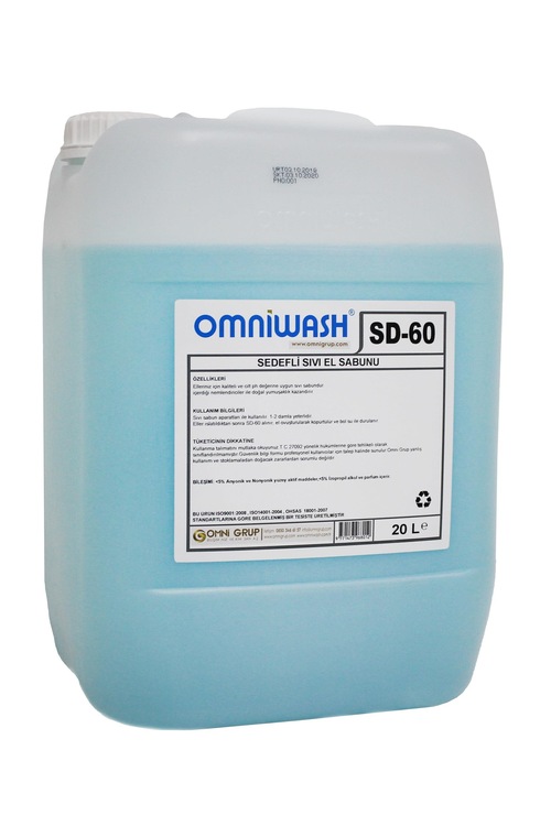 Omniwash SD-60 20 lt Sıvı El Sabunu Nemlendiricili