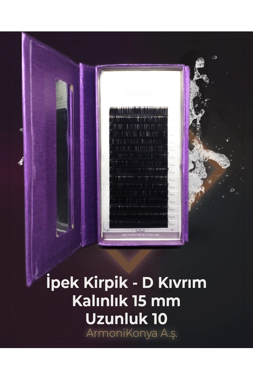 İpek Kirpik D Kıvrım 0,15mm - 10mm