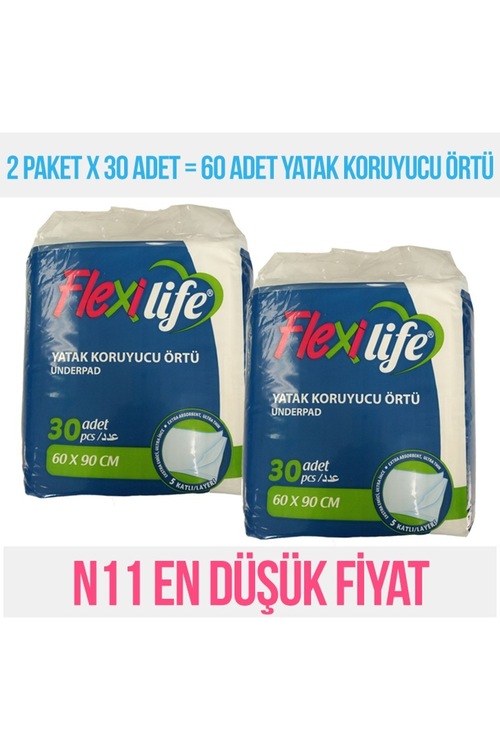Flexilife Hasta Altı Bezi Serme Yatak Koruyucu ( 90*60