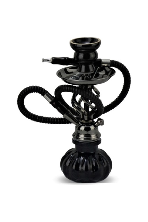 Siirt Ürünleri Küçük Nargile Seti 32 cm Cam Ser Maşa Lüle Taşı