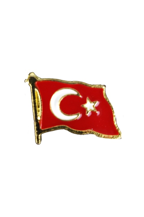 Vatan Dalgalanan Türk Bayrağı Rozeti VT602