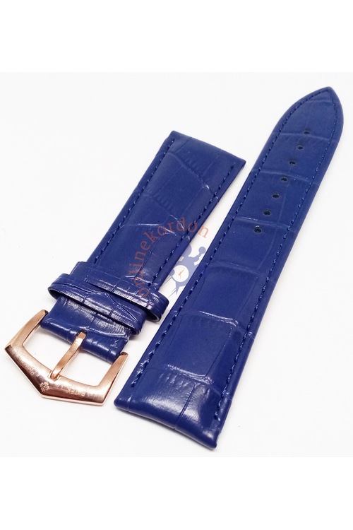 Patek Philippe 24mm Lacivert Deri Kordon