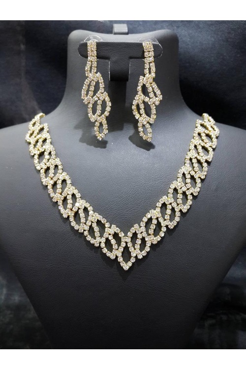 Kolye Seti Abiye Takı Abiye Kolye Küpe Seti Bayan Kolye