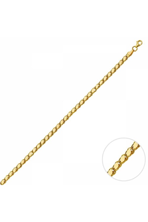 Klasik Model 60 Cm Altın Pullu Zincir