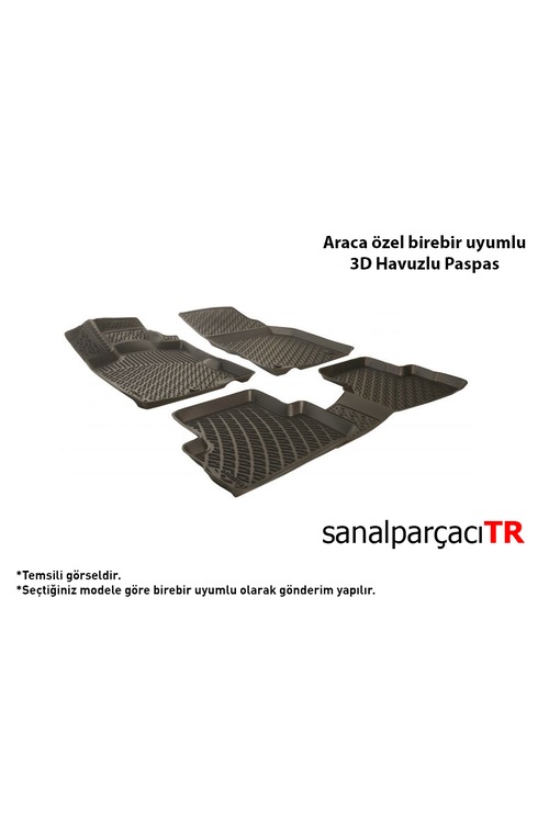 Volvo C30 2006-2013 3D Havuzlu Paspas