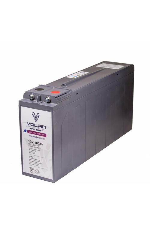 12 Volt 180 Amper Jel Akü Solar Güneş Enerjisi - Volan Akü