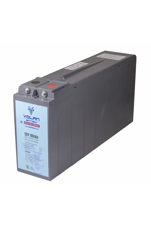 12 Volt 180 Amper Marin Jel Akü 3 Yıl Garantili - Volan Akü