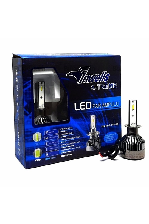 İNWELLS YENİ PHILIPS ÇİP LED XENON H1-H4-H7-H11-HB3-HB4-HIR2