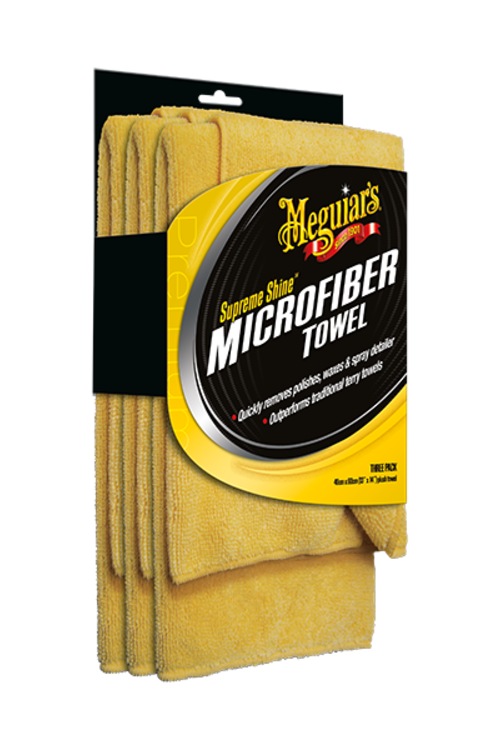 MEGUIARS Supreme Shine Mikrofiber Silme Bezi (3 Adet)