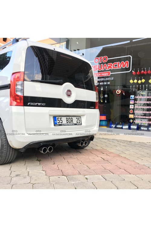 Fiat Fiorino Plastik Piano Black Arka Tampon Difüzör