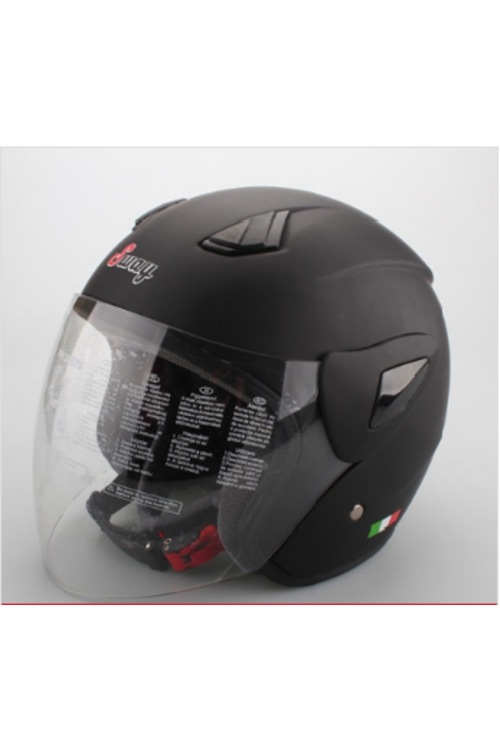 SWAY 706 MAT SİYAH AÇIK MOTOSİKLET KASKI 2020