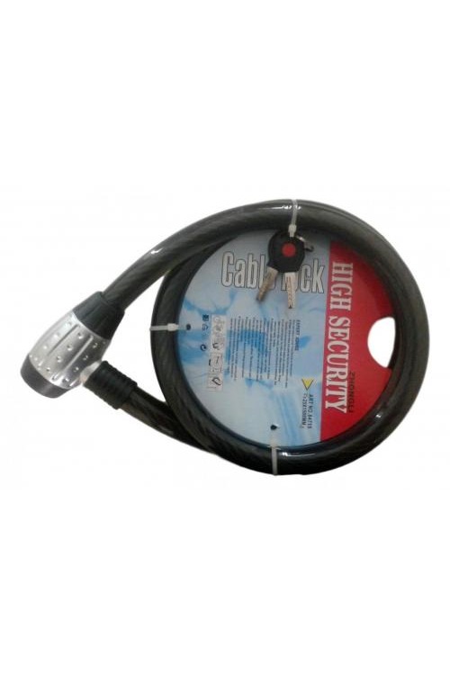 MOTOSİKLET KİLİDİ 25mm 200cm Çelik halat