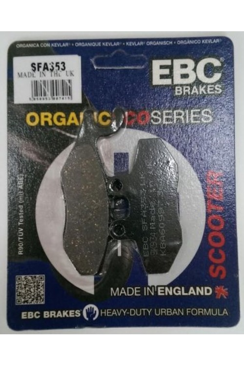 Gilera Nexus 300 arka fren balatası EBC SFA353 organik balata