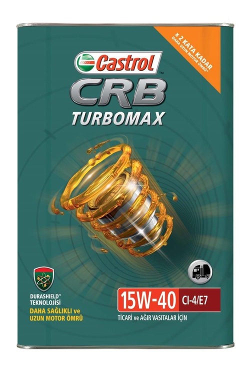 CASTROL CRB TURBOMAX 15W40 TENEKE 18 LİTRE (16 KG)