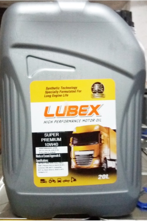 Lubex Super Premium 10W-40 20 Litre Motor Yağı *ACEA E7-08