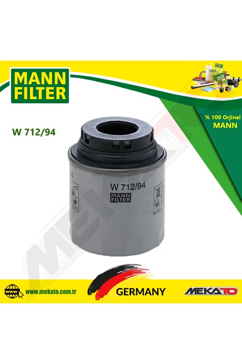 MANN W712/94 (YAĞ FİLTRESİ) Fiyatları ve Özellikleri