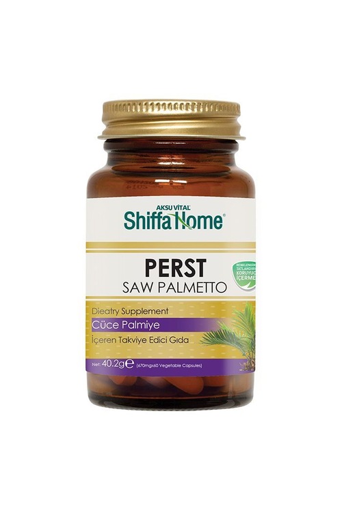 2 ADET Shiffa Home Perst - Saw Palmetto - Cüce Palmiye Kapsül