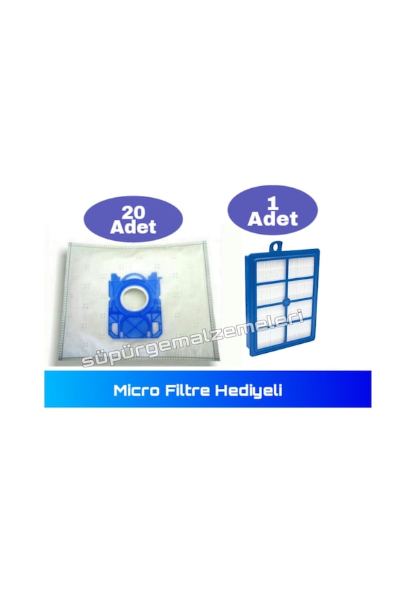 10 Sacchetti Aspirapolvere Filtro Hepa per Philips FC fino HR