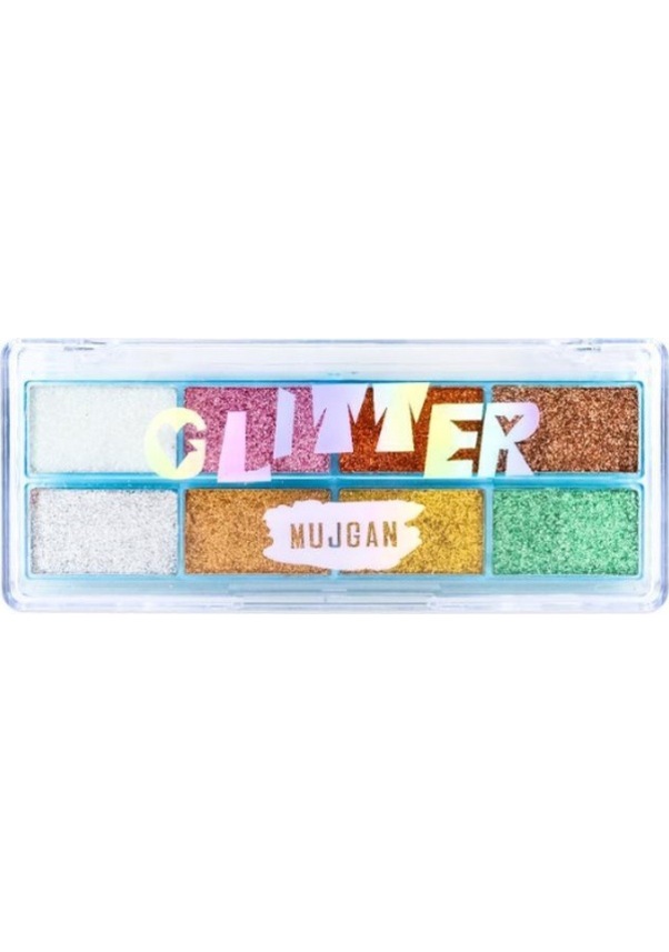 Resim River World 2'li Set Far Paleti 8 Renkli Yaz Glitter Çok Renkli 