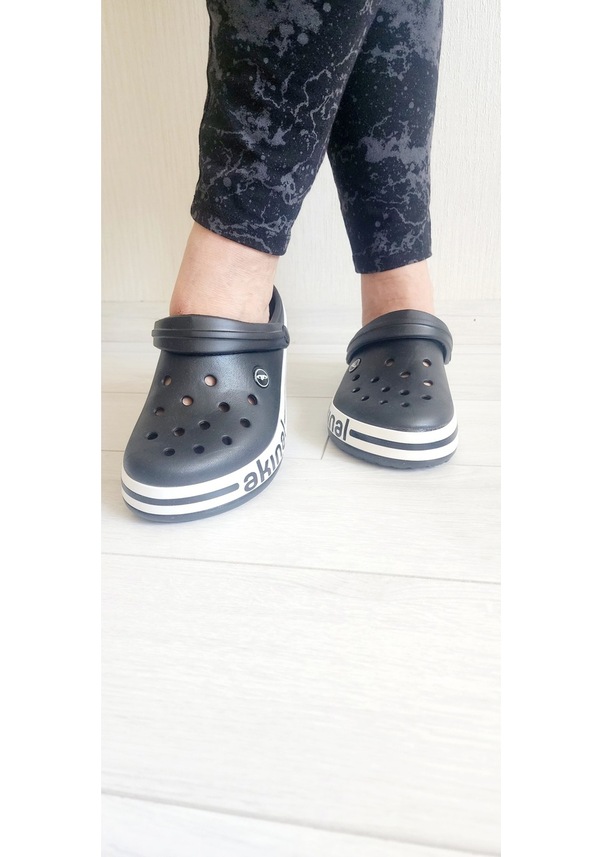 Resim Tam Ortopedik Cross Hastane Doktor Hemşire Terliği Siyah 