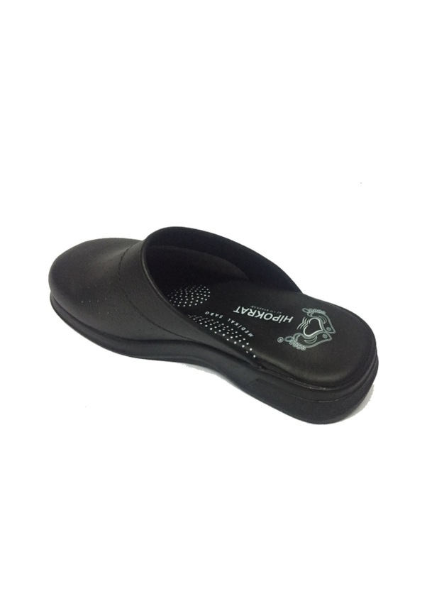 Resim Hipokrat Ortopedik Yumuşak Tabanlı Ortopedik Siyah Sabo Terlik 