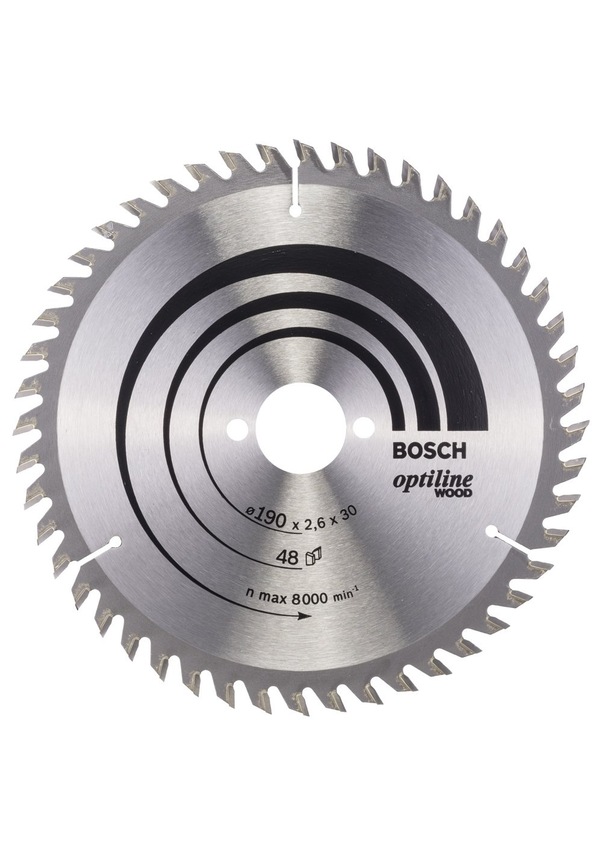 Bosch Optiline Wood 190x30 Mm 48 Diş Daire Testere Bıçağı - 2608640617 ...