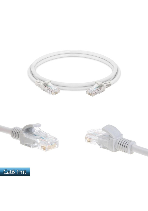 Cat6 Kablo Patch Network Modem Kablosu 1 Metre Fiyatları ve