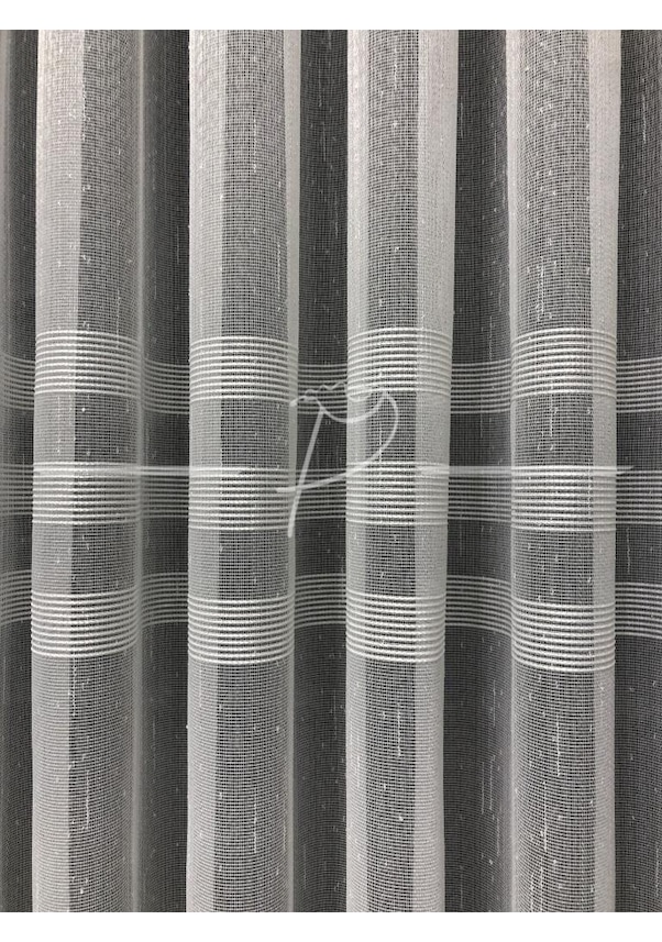 Resim Tül Perde Etek Ortahiza Bantlı Armür Etek Kurşun Sarım Çok Renkli 