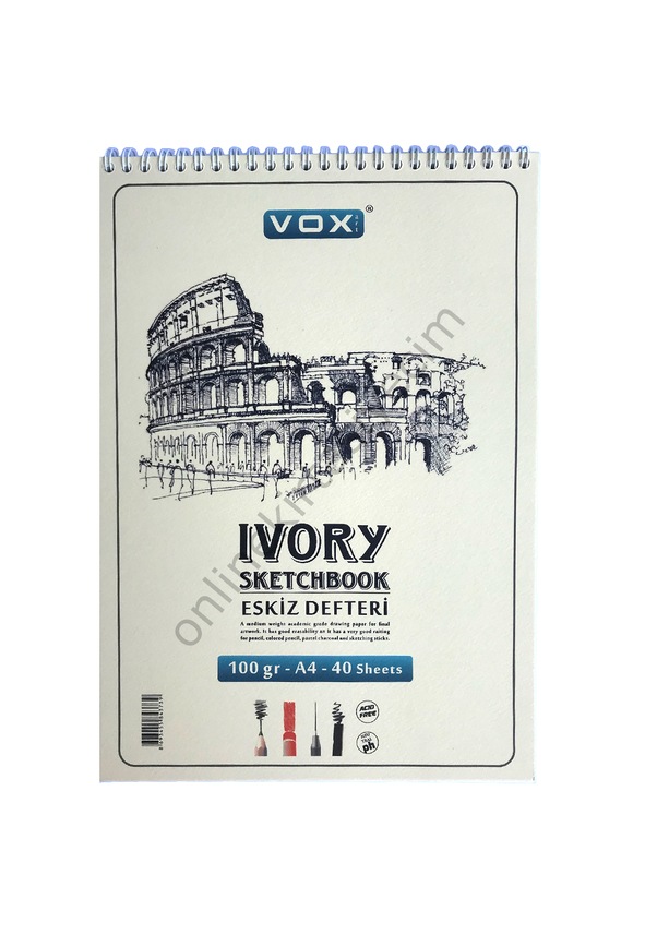 Скетчбук слоновая кость. Vox Ivory.