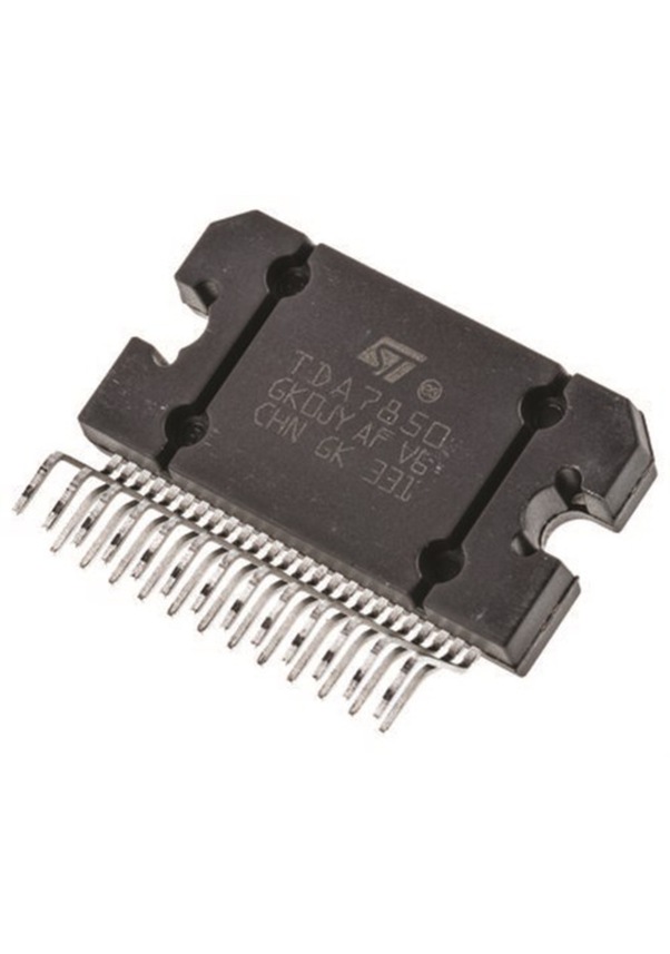 Tda 7850 A 4 X 50 W Mosfet Quad Bridge Power Amplifier Plus Hsd ...