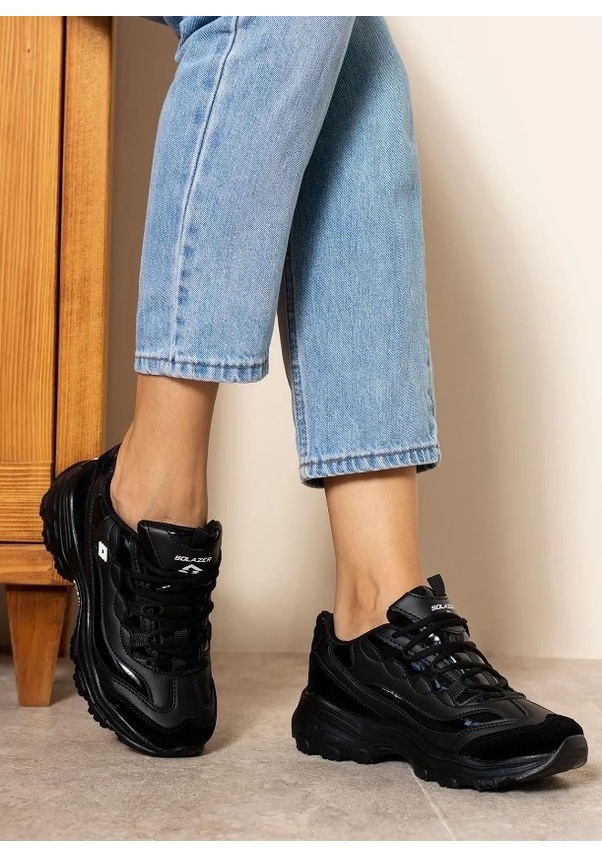 Resim Solazer Lites Sneaker Unisex Spor Ayakkabı Siyah 