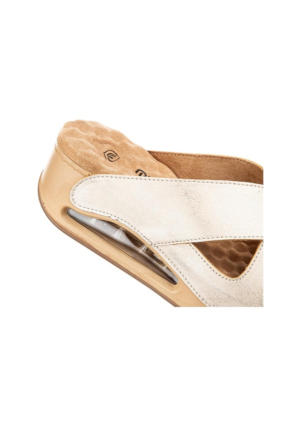 Resim Muya Penelope Anatomik Air Max Tabanlı Topuk Dikeni Kadın Terlik Altın 