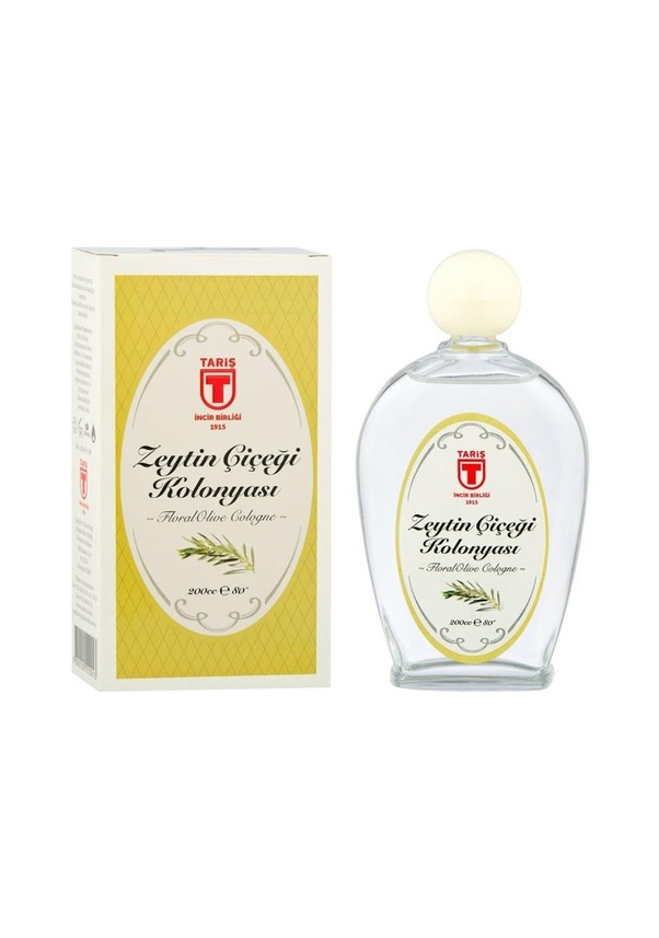 Tariş 80 Derece Zeytin Çiçeği Kolonyası Cam Şişe 3 x 200 ML