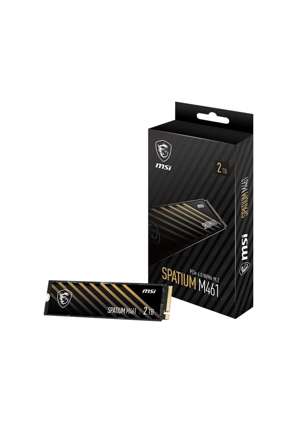 Resim Msi Spatıum M461 Pcıe 4.0 Nvme M.2 2 Tb 5000-4200 Pcıe M.2 Gen4 22x80 Ssd Harddisk 