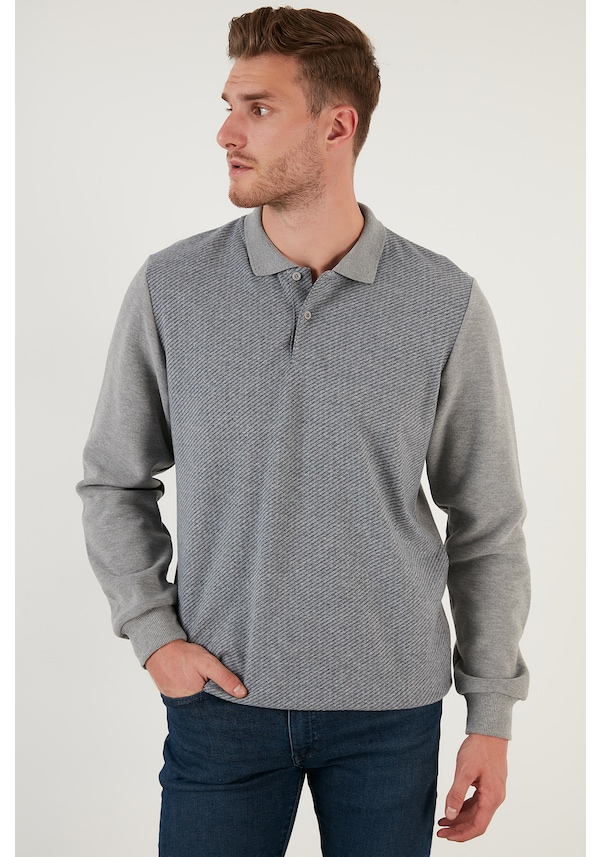Buratti Erkek Sweat 5905211 GRİ