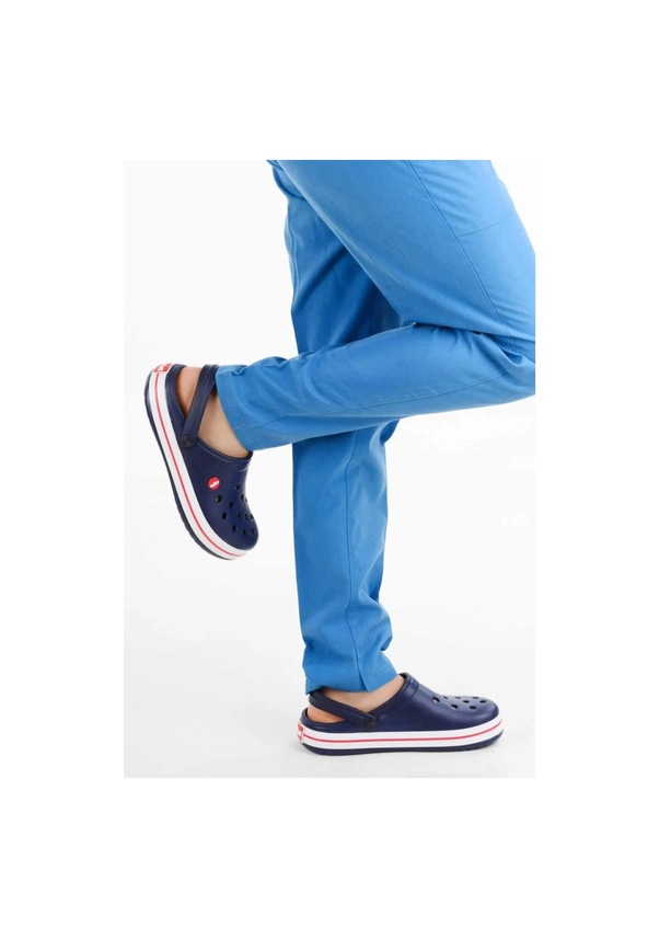 Resim Akınal Bella Lacivert Unisex Sabo Terlik Hastane Terliği Lacivert-beyaz Çok Renkli 